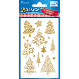 AVERY zweckform ZDesign weihnachts-sticker "Bäume"
