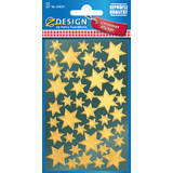 AVERY zweckform ZDesign weihnachts-sticker "Sterne", gold