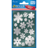 AVERY zweckform ZDesign weihnachts-sticker "Schneeflocken"