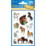 AVERY zweckform ZDesign sticker KIDS "Pferde", beglimmert