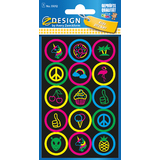 AVERY zweckform ZDesign kids Neon-Sticker "Buttons"