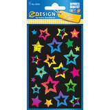AVERY zweckform ZDesign kids Neon-Sticker "Sterne"