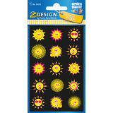 AVERY zweckform ZDesign kids Neon-Sticker "Sonne"