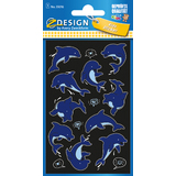AVERY zweckform ZDesign kids Neon-Sticker "Delfin"