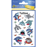 AVERY zweckform ZDesign kids Tattoos "Haie"