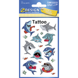 AVERY zweckform ZDesign kids Tattoos "Haie"