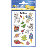 AVERY zweckform ZDesign kids Tattoos "Weltall"