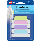 AVERY zweckform Haftstreifen ultratabs Pastell, 63,5 x 25 mm