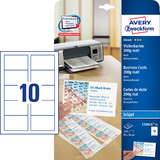 AVERY zweckform Visitenkarten 85 x 54mm, inkjet Beschichtung