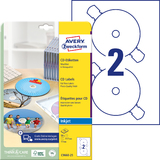 AVERY zweckform CD-Etiketten SuperSize, wei, glnzend