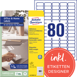 AVERY zweckform Universal-Etiketten, 35,6 x 16,9 mm, wei