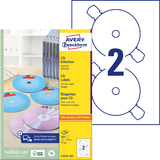 AVERY zweckform CD-Etiketten SuperSize, wei, matt