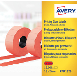 AVERY zweckform Preisauszeichner-Etiketten, 26 x 16 mm, rot