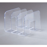 DURABLE Buchsttze TREND, Kunststoff, 3 Fcher, transparent