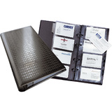 DURABLE visitenkarten-ringbuch VISIFIX centium, schwarz