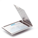 DURABLE visitenkarten-etui BUSINESS card BOX CHROME, silber