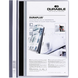 DURABLE schnellhefter DURAPLUS, din A4, grau, berbreit