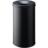 DURABLE papierkorb SAFE, rund, 60 Liter, schwarz