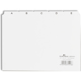 DURABLE karteiregister A - Z, PP, a5 quer, wei, 25-teilig