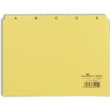 DURABLE karteiregister A - Z, PP, a5 quer, gelb, 25-teilig