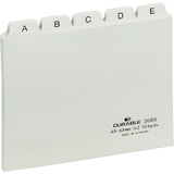 DURABLE karteiregister A - Z, PP, a6 quer, wei, 25-teilig