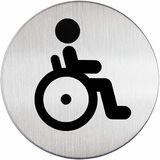 DURABLE piktogramm "Behinderten-WC", Durchmesser: 83 mm