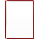 DURABLE sichttafel SHERPA, din A4, Rahmen: rot