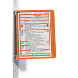 DURABLE sichttafelsystem VARIO magnet WALL 5, Set, orange