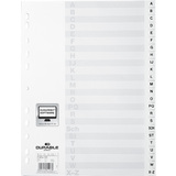 DURABLE Kunststoff-Register, A-Z, A4, 24-teilig, wei