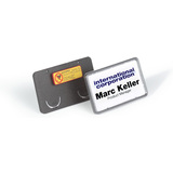DURABLE namensschild Clip-Card, mit Magnet, 75 x 40 mm