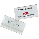DURABLE Namensschild, mit Wellennadel, 60 x 30 mm