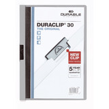 DURABLE klemmhefter DURACLIP original 30, din A4, grau