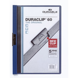 DURABLE klemmhefter DURACLIP original 60, din A4, dunkelblau