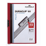 DURABLE klemmhefter DURACLIP original 60, din A4, aubergine