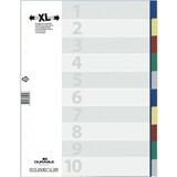 DURABLE Kunststoff-Register, A4, PP, 10-teilig, berbreit