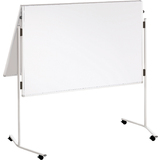 FRANKEN moderationstafel ECO, 2x 750x1.200 mm, Karton, weiß