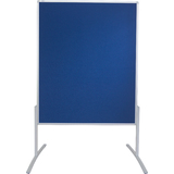 FRANKEN moderationstafel PRO, 1.200 x 1.500 mm, filz blau
