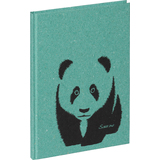 PAGNA notizbuch "Panda", din A5, 64 Blatt, dotted, mint