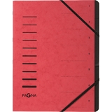 PAGNA ordnungsmappe "Sorting File", 7 Fcher, rot