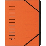 PAGNA ordnungsmappe "Sorting File", 7 Fcher, orange