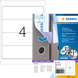 HERMA ordner-etiketten "Movables" 192 x 61 mm, weiß