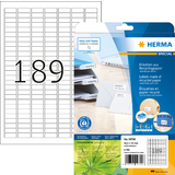 HERMA universal-etiketten Recycling, 25,4 x 16 mm, 20 Blatt
