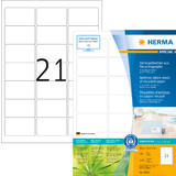HERMA universal-etiketten Recycling, 63,5 x 38,1 mm