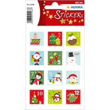 HERMA weihnachts-sticker DECOR adventskalenderzahlen Kinder