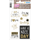 HERMA geschenke-sticker HOME "Best Wishes"