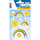 HERMA sticker MAGIC "Rainbow", aus Folie, beglimmert