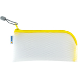 HERMA Reißverschlusstasche "Mesh Bags", 230 x 110 mm, gelb