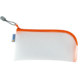 HERMA Reißverschlusstasche "Mesh Bags", 230 x 110 mm, orange
