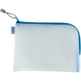 HERMA Reiverschlusstasche "Mesh Bags", din A5, blau