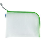 HERMA Reißverschlusstasche "Mesh Bags", din A5, grün